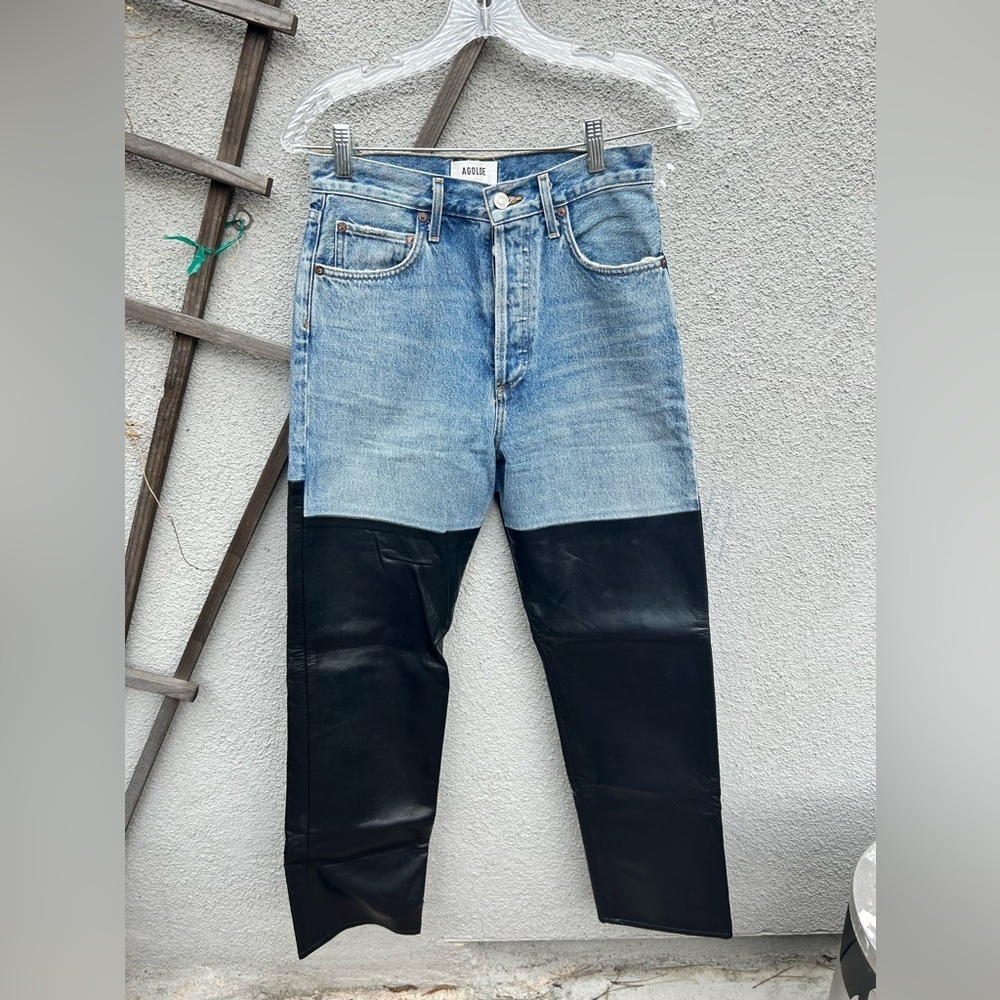 Agolde Pieced 90's Pinch Waist Jeans in Navigate/Detox - Picture 5 of 10